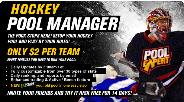 THIS HOCKEY POOL MANAGER ROCKS
